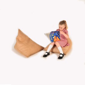 Sack Bean Bag (Set of 2) (Natural Hessian)