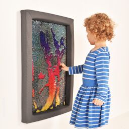 Flip Sequin Board: Rainbow. Padded (750 x 550mm)