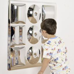 Sensory Mirror (Safety plastic)(800mm sq.) (Unframed for indoor/outdoor use)