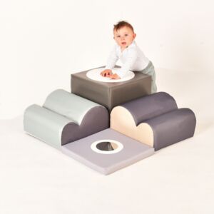 Toddler Mini Mirror Softscapes Soft play Set (400 module)