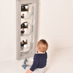 3 Bubble Sensory Mirror with soft frame (Rectangle 840mm x 300mm)