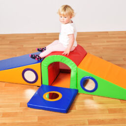 Tunnel and Slides Toddler Soft Play Set (400 module)