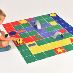 Robot Coding Mat: “Honey Hunt”(with tunnels)(150mm grid)