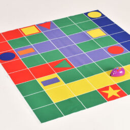 Robot Coding Mat: “Cheese & Cat Chase” (with tunnels)(150mm grid)
