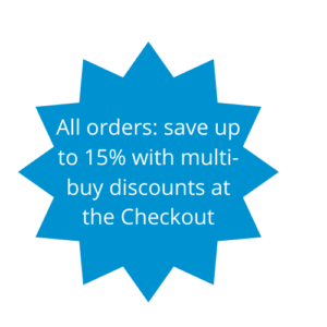 All orders save up to 15% with multi-buy discounts at the Checkout