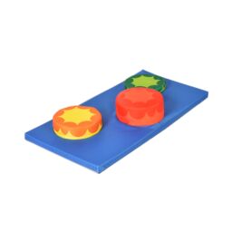 Safer-Play Stepping-stones (integrated soft play with mat)